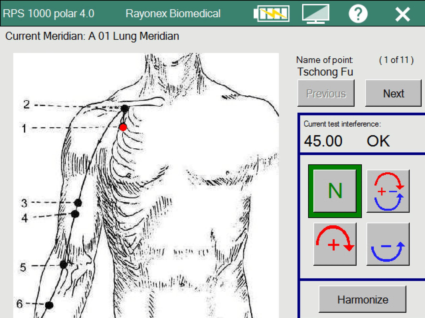 46096 Rayoscan® software add-on: Acupuncture analysis