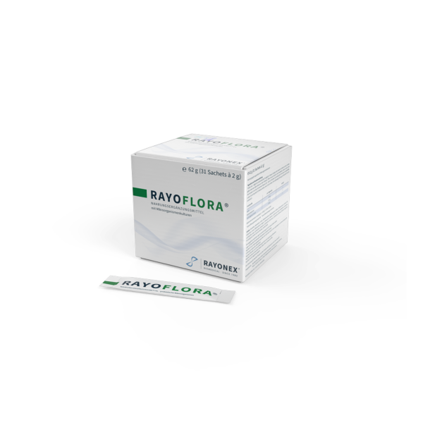 Rayoflora pack and sachet