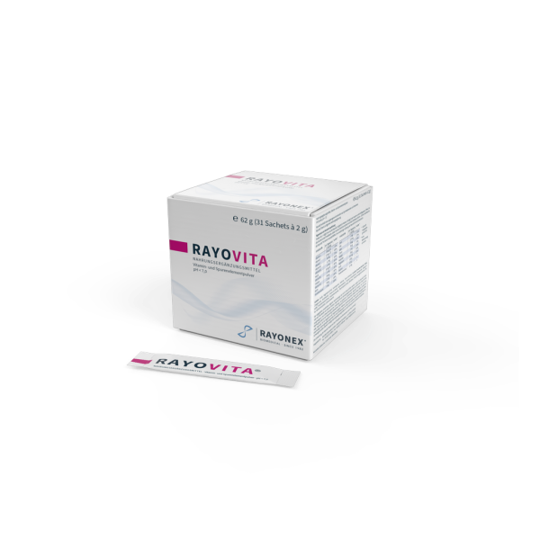 Rayovita pack and sachet